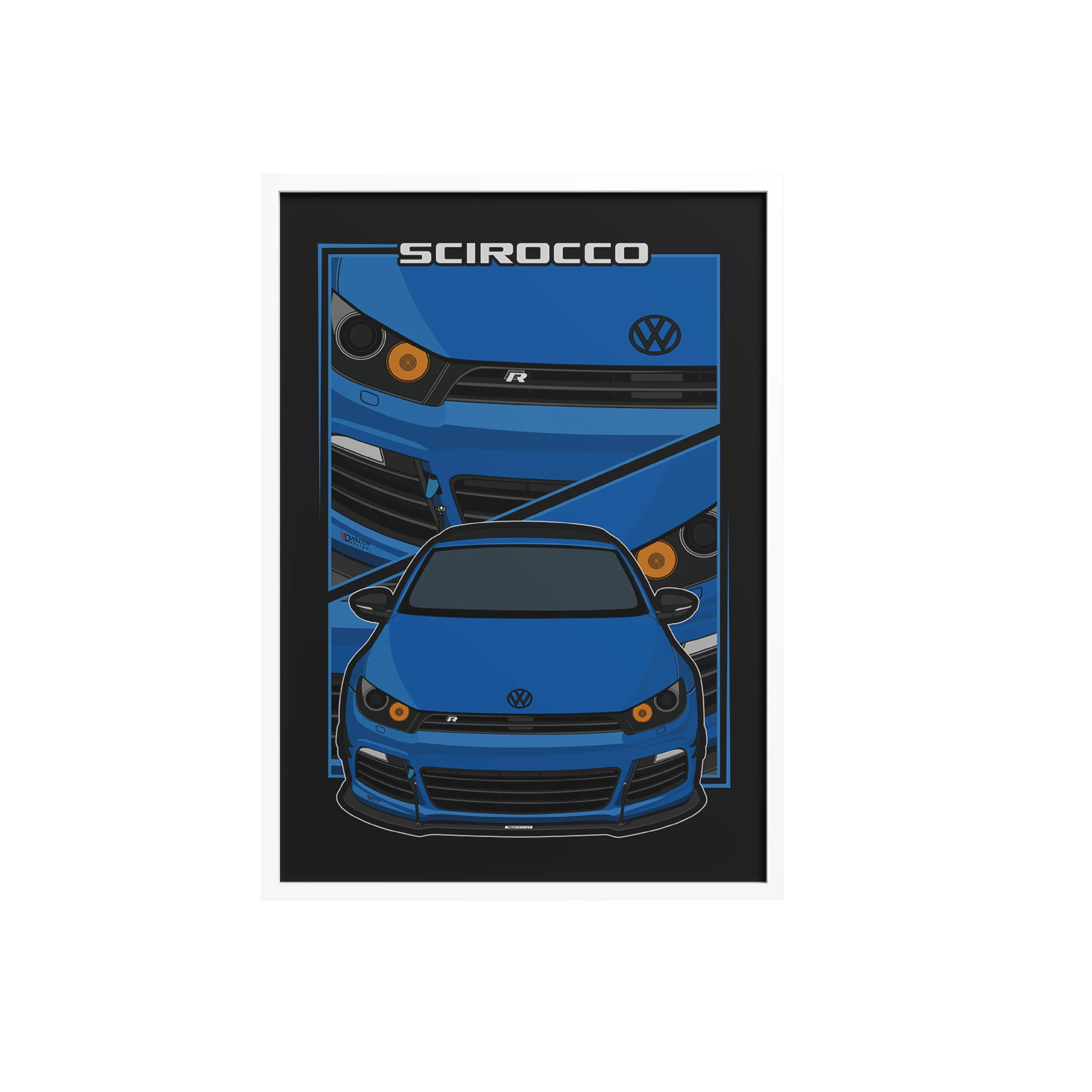 quadro-vw-scirocco-r-white