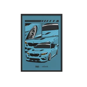 poster-bmw-m2-blue-black