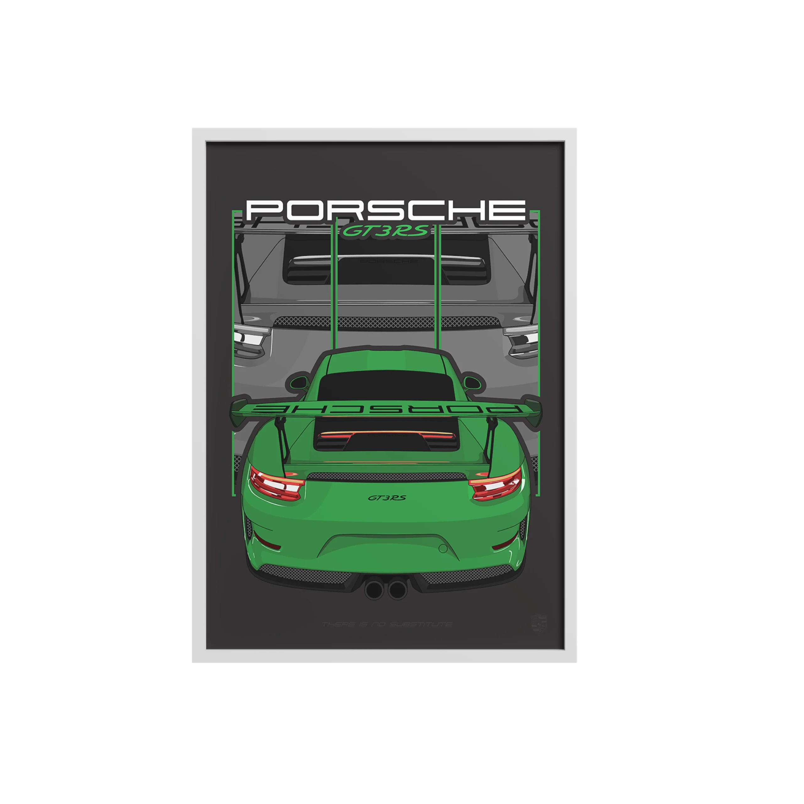 poster-porsche-gt3rs-white