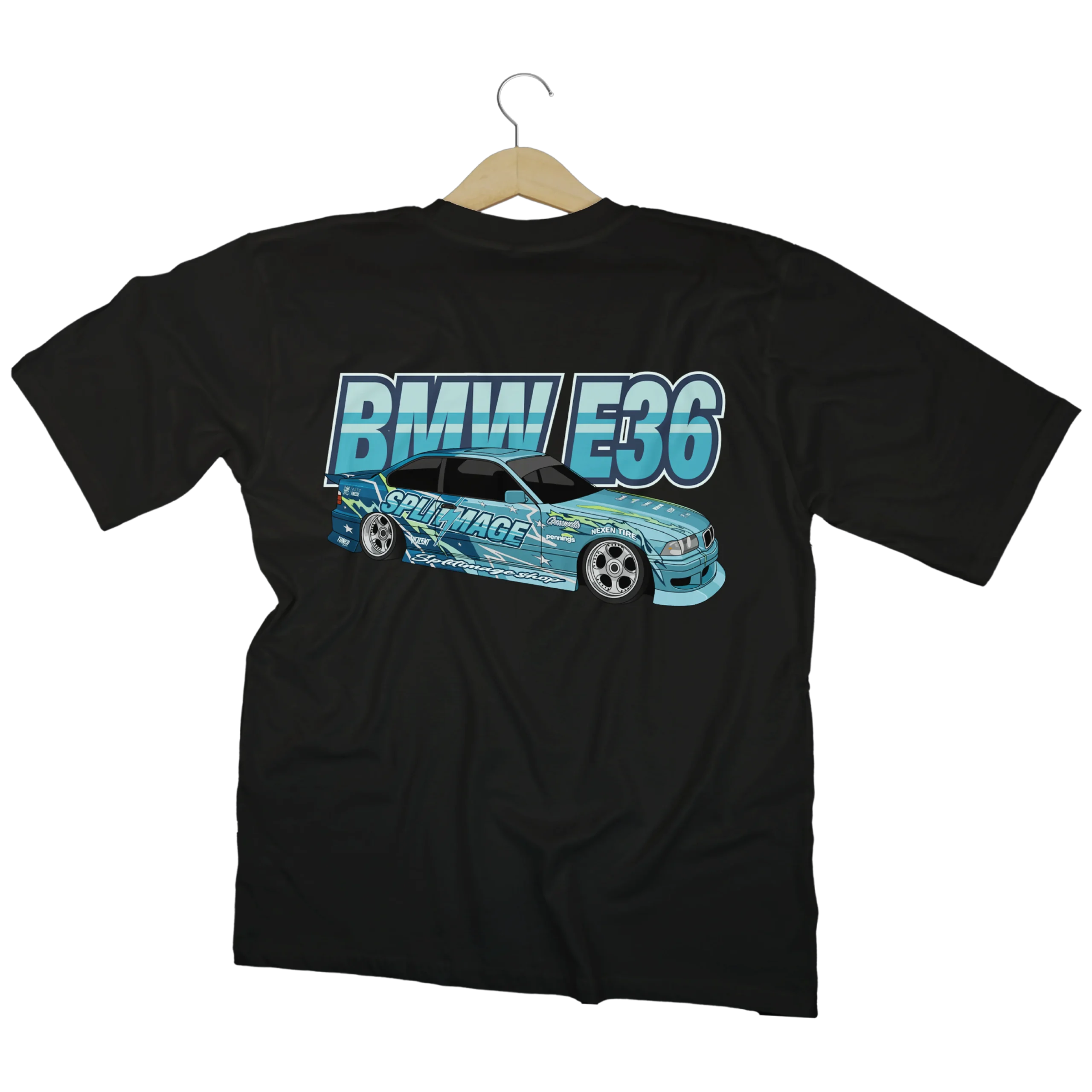 tshirt-bmw-e36-back tshirt-bmw-e36-back