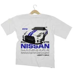 tshirt-nissan-gtr-r35-liberty-walk-white